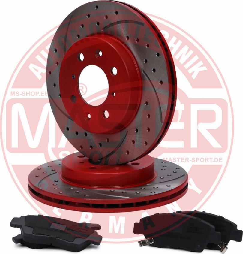 MASTER-SPORT 202121052 - Комплект гальм, дисковий гальмівний механізм autocars.com.ua