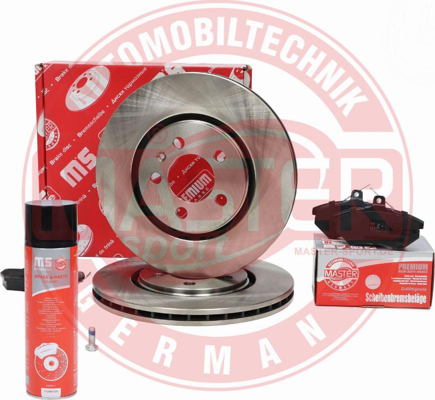 MASTER-SPORT 202201000P - Комплект гальм, дисковий гальмівний механізм autocars.com.ua