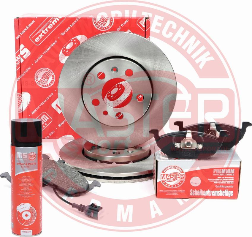MASTER-SPORT 202201510P - Комплект гальм, дисковий гальмівний механізм autocars.com.ua