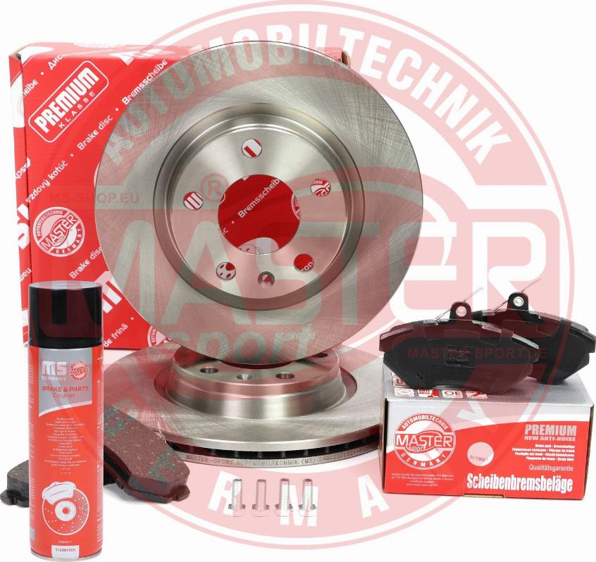 MASTER-SPORT 202201520P - Комплект гальм, дисковий гальмівний механізм autocars.com.ua