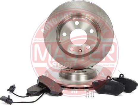 MASTER-SPORT 202201521 - Комплект гальм, дисковий гальмівний механізм autocars.com.ua