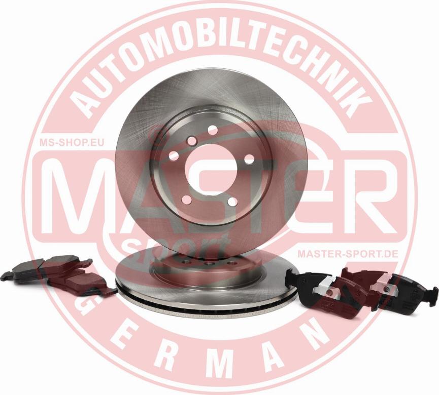 MASTER-SPORT 202201600 - Комплект гальм, дисковий гальмівний механізм autocars.com.ua