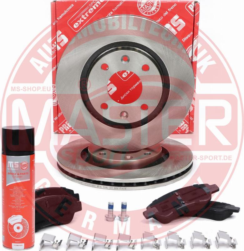 MASTER-SPORT 202201940P - Комплект гальм, дисковий гальмівний механізм autocars.com.ua