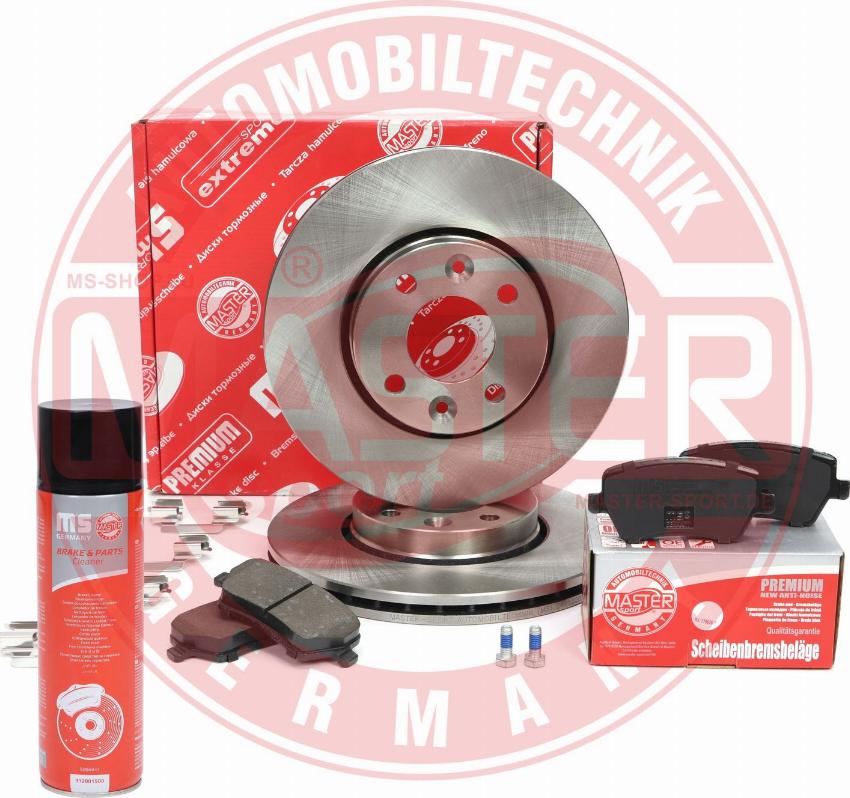 MASTER-SPORT 202202161P - Комплект гальм, дисковий гальмівний механізм autocars.com.ua