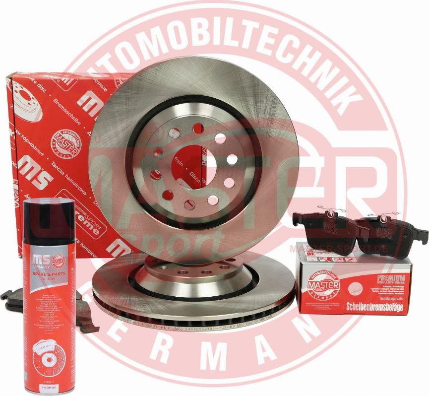 MASTER-SPORT 202202190P - Комплект гальм, дисковий гальмівний механізм autocars.com.ua