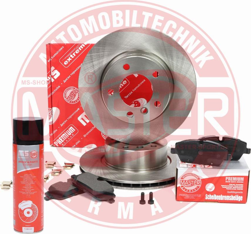 MASTER-SPORT 202202380P - Комплект гальм, дисковий гальмівний механізм autocars.com.ua