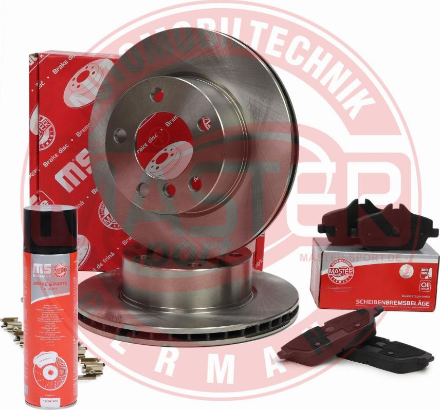 MASTER-SPORT 202202390P - Комплект гальм, дисковий гальмівний механізм autocars.com.ua
