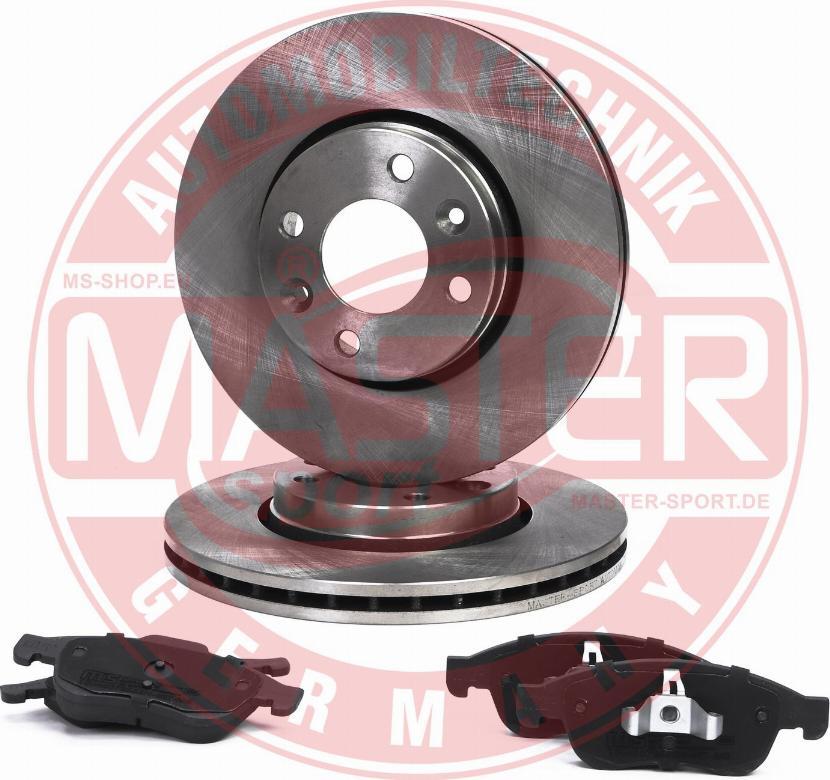 MASTER-SPORT 202202701 - Комплект гальм, дисковий гальмівний механізм autocars.com.ua