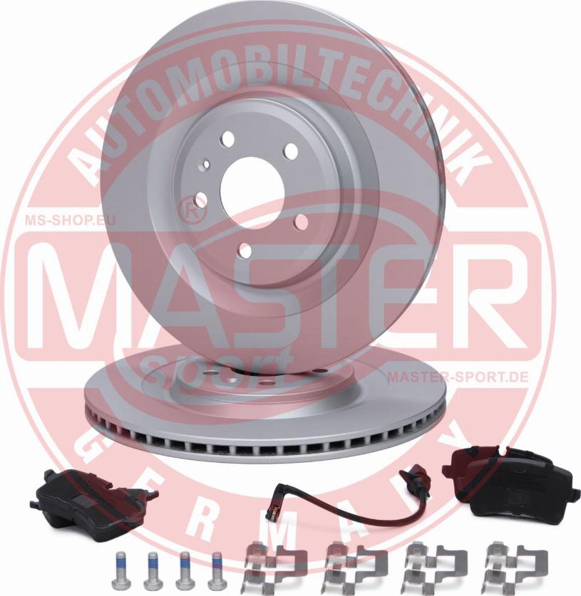 MASTER-SPORT 202202731 - Комплект гальм, дисковий гальмівний механізм autocars.com.ua