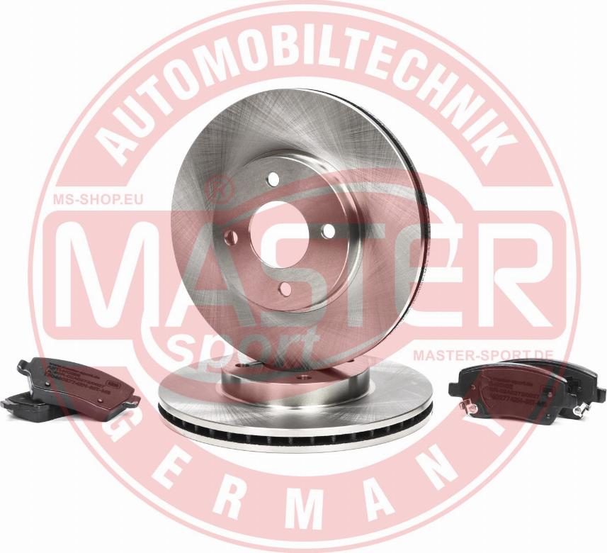 MASTER-SPORT 202202770 - Комплект гальм, дисковий гальмівний механізм autocars.com.ua