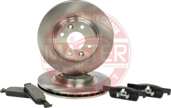 MASTER-SPORT 202202890 - Комплект гальм, дисковий гальмівний механізм autocars.com.ua