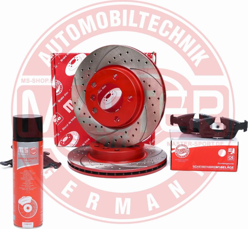 MASTER-SPORT 202221150P - Комплект гальм, дисковий гальмівний механізм autocars.com.ua