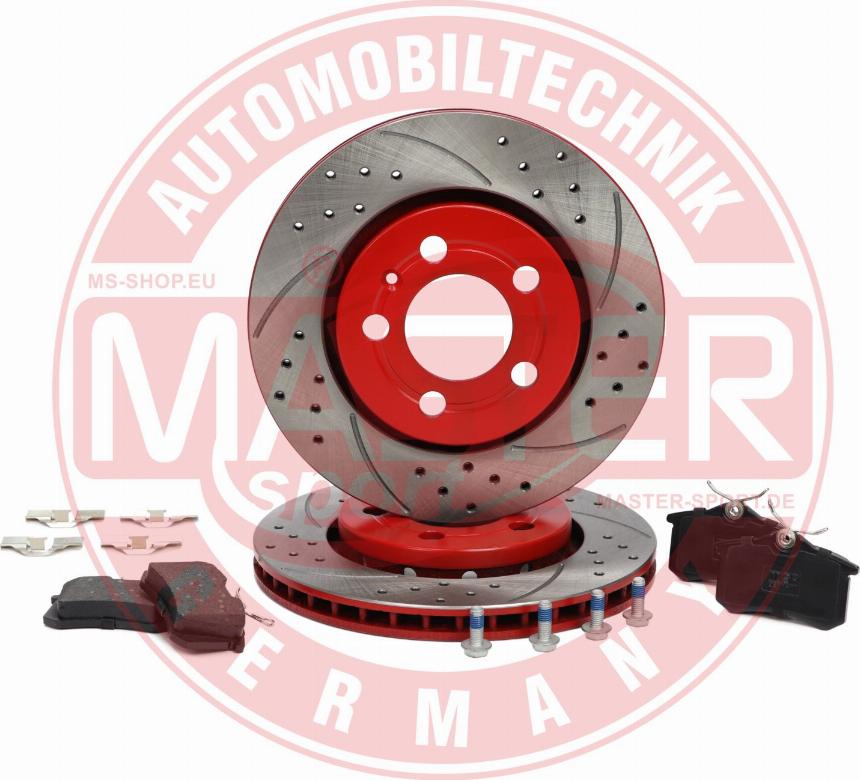 MASTER-SPORT 202221630 - Комплект гальм, дисковий гальмівний механізм autocars.com.ua