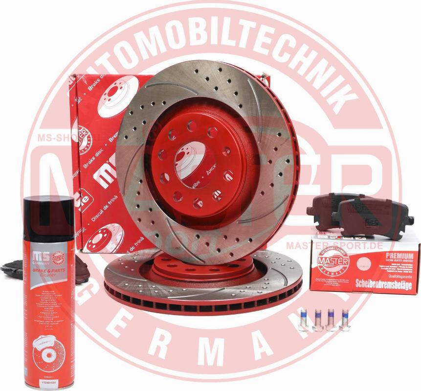 MASTER-SPORT 202222200P - Комплект гальм, дисковий гальмівний механізм autocars.com.ua
