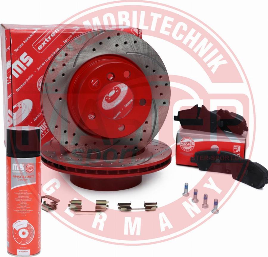 MASTER-SPORT 202222380P - Комплект гальм, дисковий гальмівний механізм autocars.com.ua