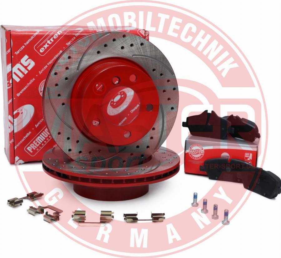 MASTER-SPORT 202222380 - Комплект гальм, дисковий гальмівний механізм autocars.com.ua