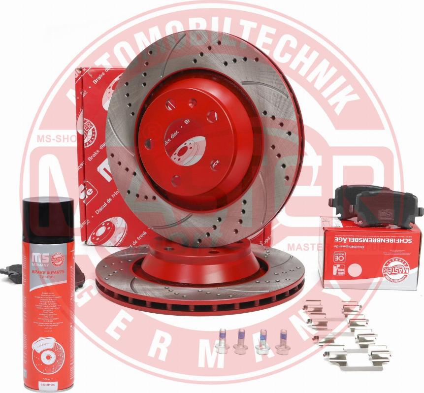 MASTER-SPORT 202222420P - Комплект гальм, дисковий гальмівний механізм autocars.com.ua