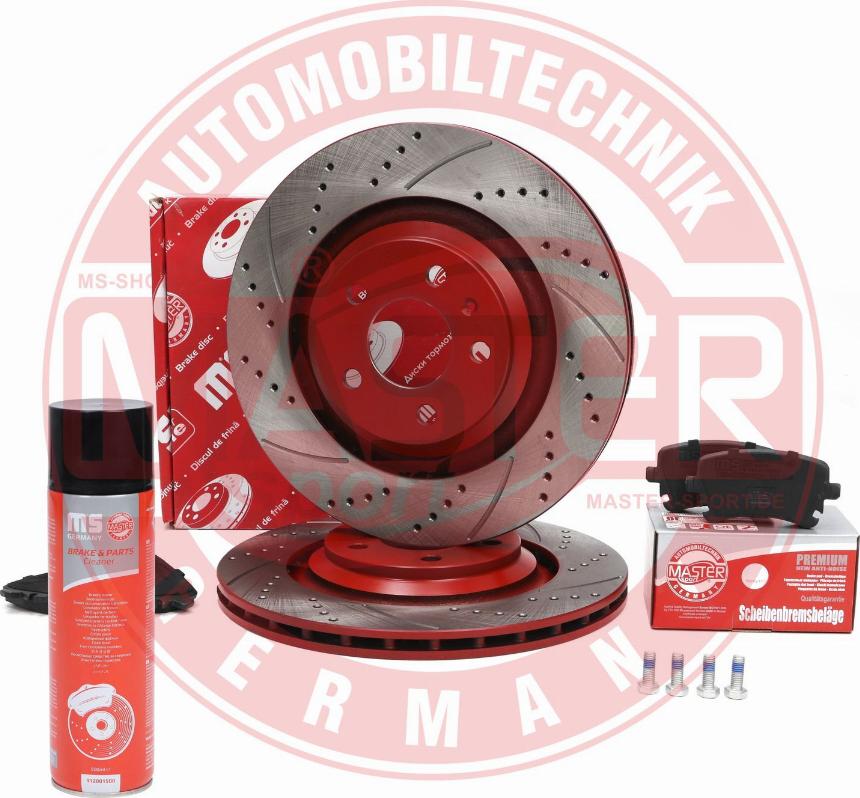 MASTER-SPORT 202222430P - Комплект гальм, дисковий гальмівний механізм autocars.com.ua