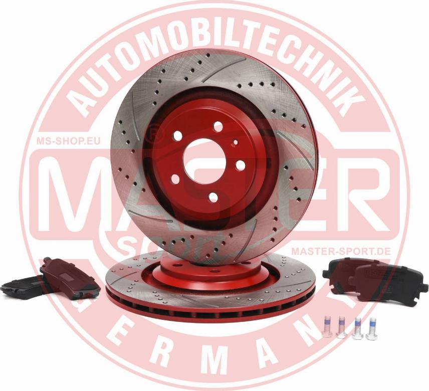 MASTER-SPORT 202222430 - Комплект гальм, дисковий гальмівний механізм autocars.com.ua