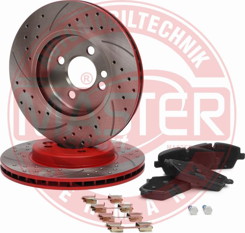 MASTER-SPORT 202222480 - Комплект гальм, дисковий гальмівний механізм autocars.com.ua