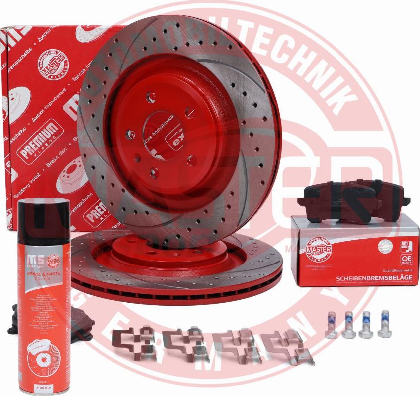 MASTER-SPORT 202222500P - Комплект гальм, дисковий гальмівний механізм autocars.com.ua