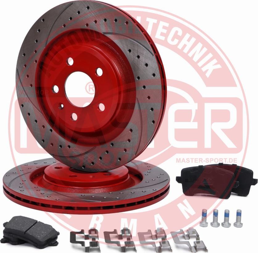 MASTER-SPORT 202222500 - Комплект гальм, дисковий гальмівний механізм autocars.com.ua