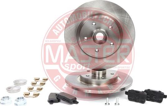 MASTER-SPORT 202260430 - Комплект гальм, дисковий гальмівний механізм autocars.com.ua