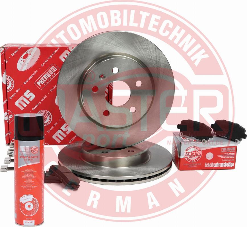 MASTER-SPORT 202301140P - Комплект гальм, дисковий гальмівний механізм autocars.com.ua