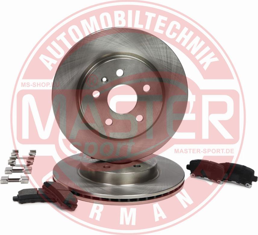 MASTER-SPORT 202301140 - Комплект гальм, дисковий гальмівний механізм autocars.com.ua