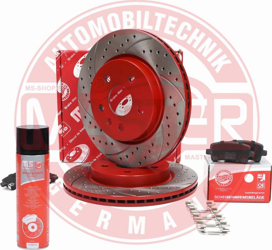 MASTER-SPORT 202321140P - Комплект гальм, дисковий гальмівний механізм autocars.com.ua