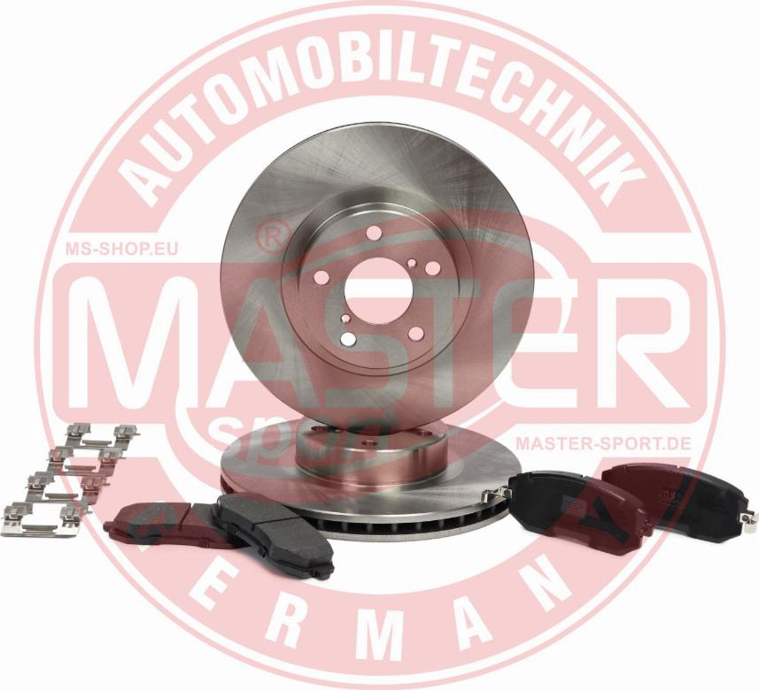 MASTER-SPORT 202401450 - Комплект гальм, дисковий гальмівний механізм autocars.com.ua