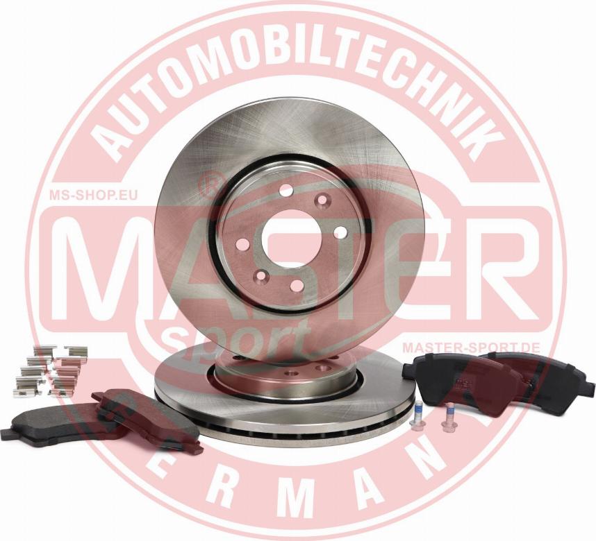 MASTER-SPORT 202401580 - Комплект гальм, дисковий гальмівний механізм autocars.com.ua