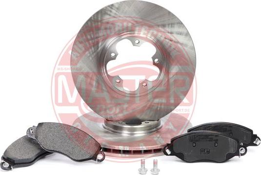 MASTER-SPORT 202401670 - Комплект гальм, дисковий гальмівний механізм autocars.com.ua
