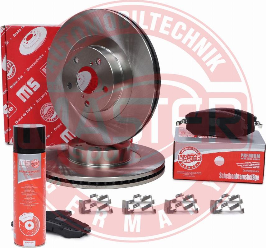 MASTER-SPORT 202401960P - Комплект гальм, дисковий гальмівний механізм autocars.com.ua