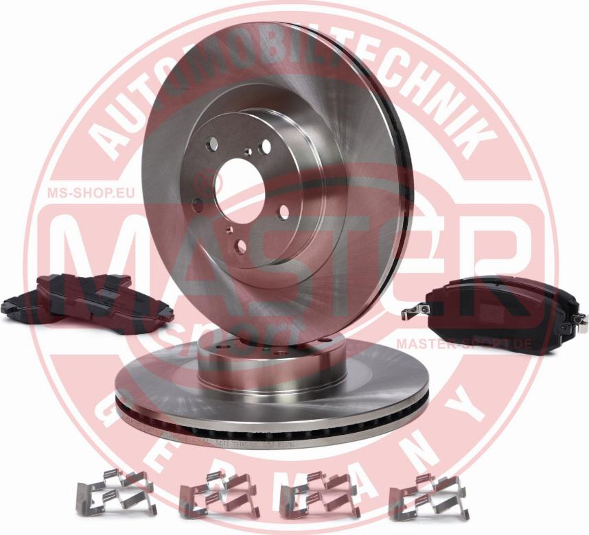 MASTER-SPORT 202401960 - Комплект гальм, дисковий гальмівний механізм autocars.com.ua