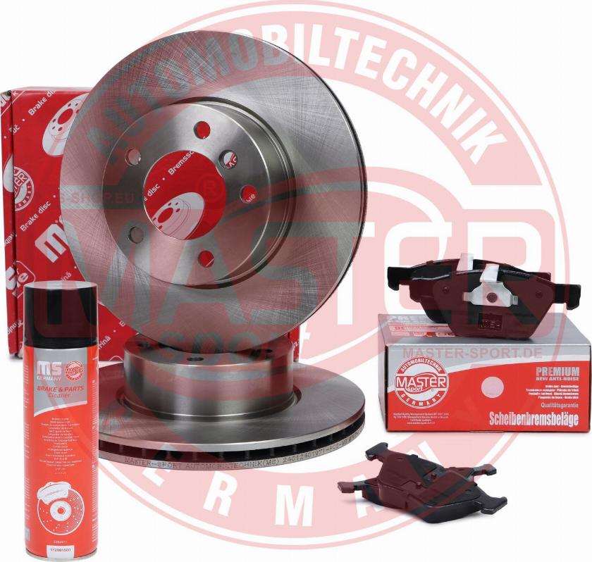 MASTER-SPORT 202401970P - Комплект гальм, дисковий гальмівний механізм autocars.com.ua