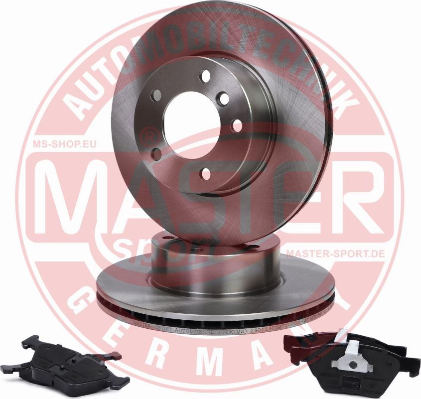 MASTER-SPORT 202401970 - Комплект гальм, дисковий гальмівний механізм autocars.com.ua