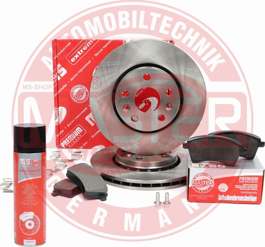 MASTER-SPORT 202402220P - Комплект гальм, дисковий гальмівний механізм autocars.com.ua