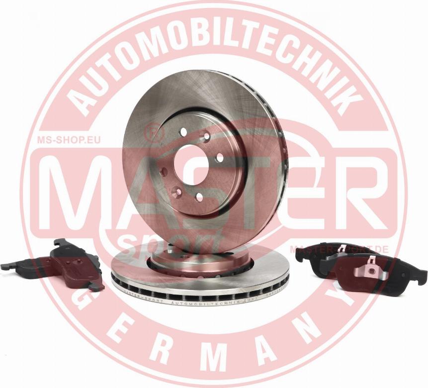 MASTER-SPORT 202402530 - Комплект гальм, дисковий гальмівний механізм autocars.com.ua
