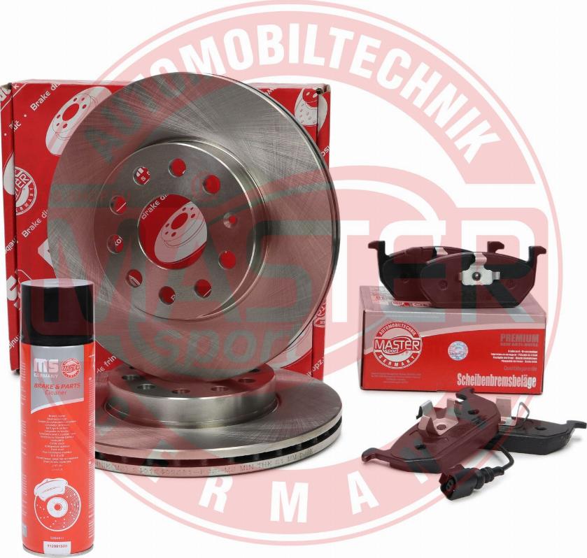 MASTER-SPORT 202402580P - Комплект гальм, дисковий гальмівний механізм autocars.com.ua