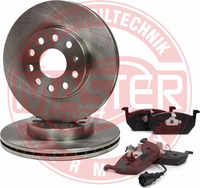 MASTER-SPORT 202402580 - Комплект гальм, дисковий гальмівний механізм autocars.com.ua