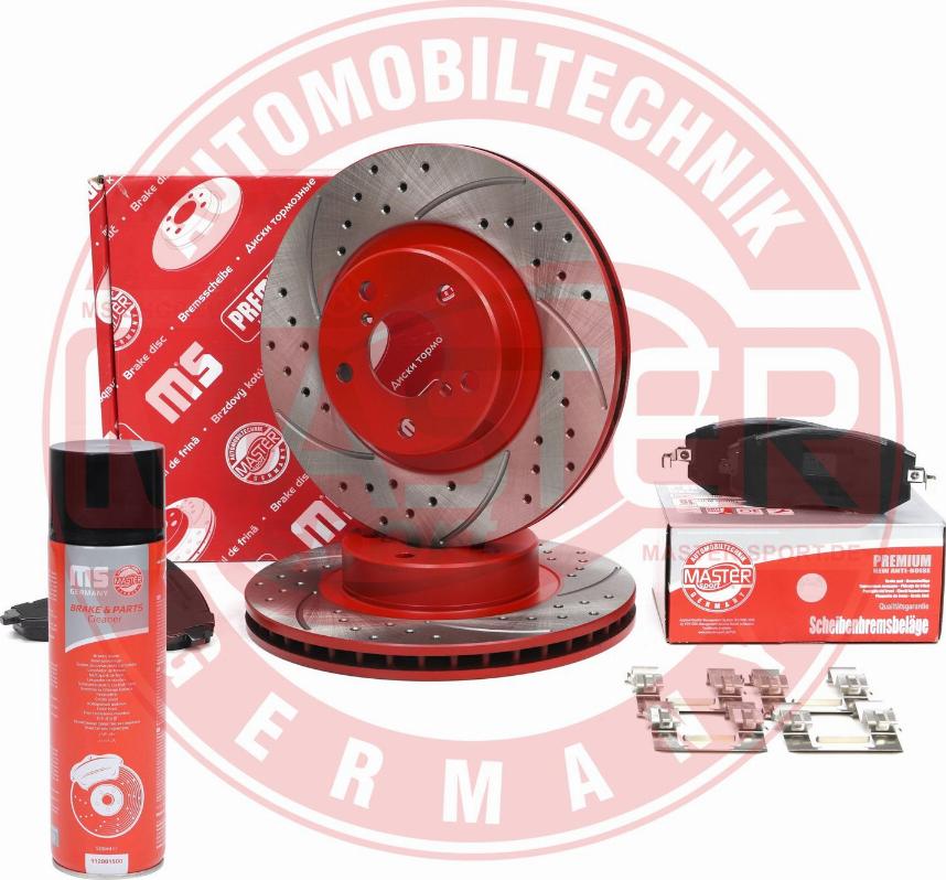 MASTER-SPORT 202421450P - Комплект гальм, дисковий гальмівний механізм autocars.com.ua