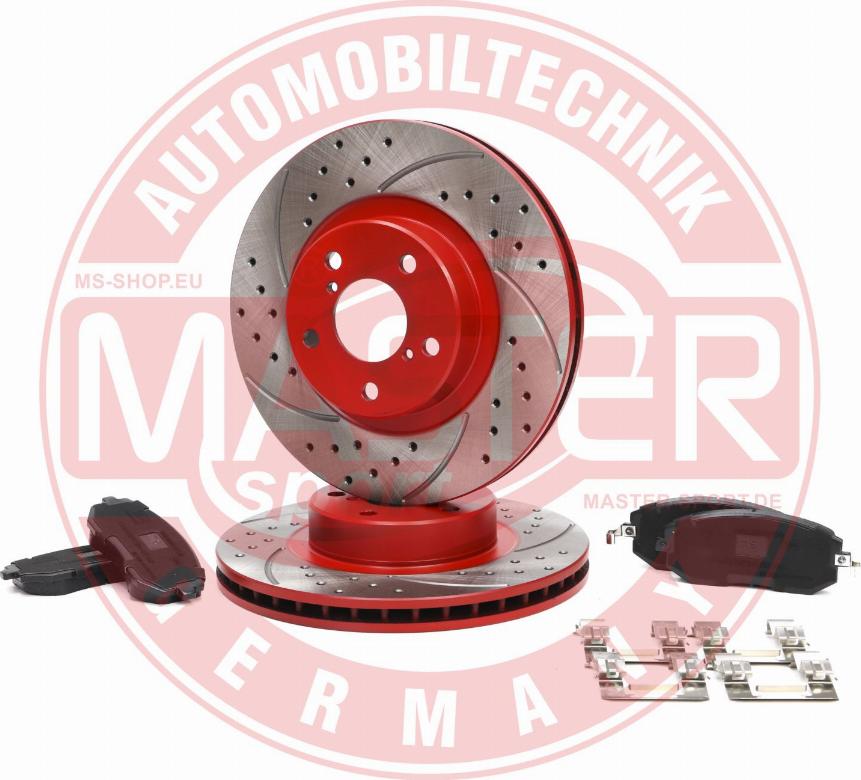 MASTER-SPORT 202421450 - Комплект гальм, дисковий гальмівний механізм autocars.com.ua