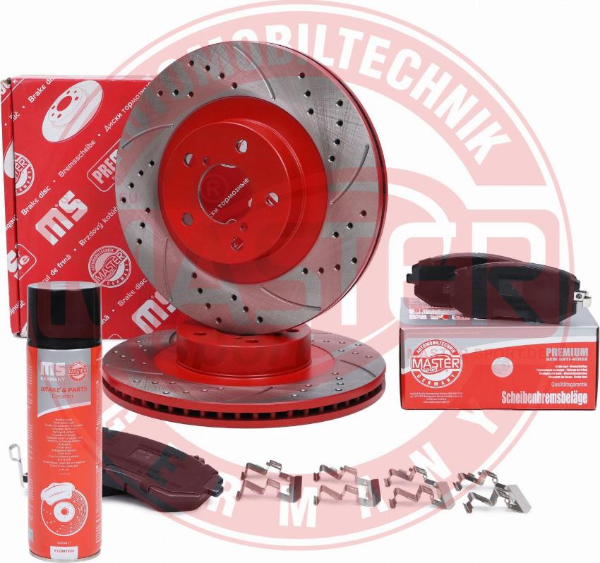 MASTER-SPORT 202421960P - Комплект гальм, дисковий гальмівний механізм autocars.com.ua