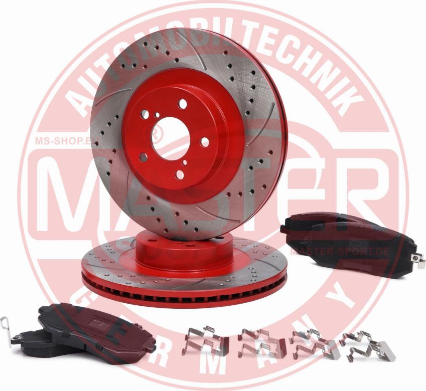 MASTER-SPORT 202421960 - Комплект гальм, дисковий гальмівний механізм autocars.com.ua