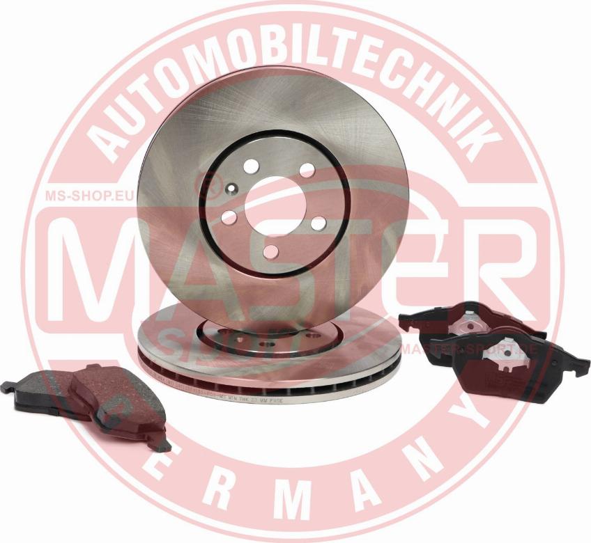 MASTER-SPORT 202501080 - Комплект гальм, дисковий гальмівний механізм autocars.com.ua