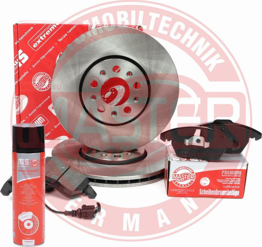 MASTER-SPORT 202501131P - Комплект гальм, дисковий гальмівний механізм autocars.com.ua