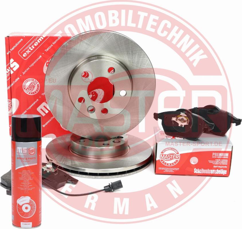 MASTER-SPORT 202501140P - Комплект гальм, дисковий гальмівний механізм autocars.com.ua