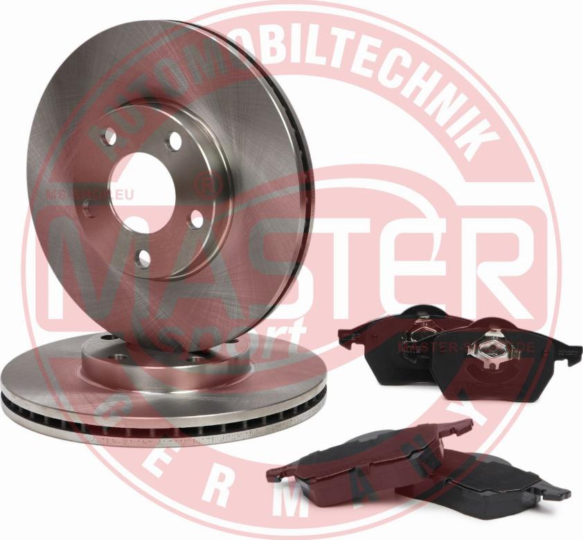 MASTER-SPORT 202501150 - Комплект гальм, дисковий гальмівний механізм autocars.com.ua