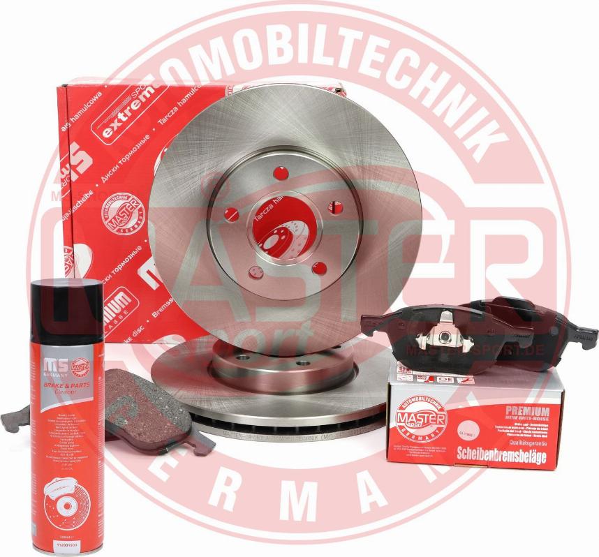 MASTER-SPORT 202501170P - Комплект гальм, дисковий гальмівний механізм autocars.com.ua